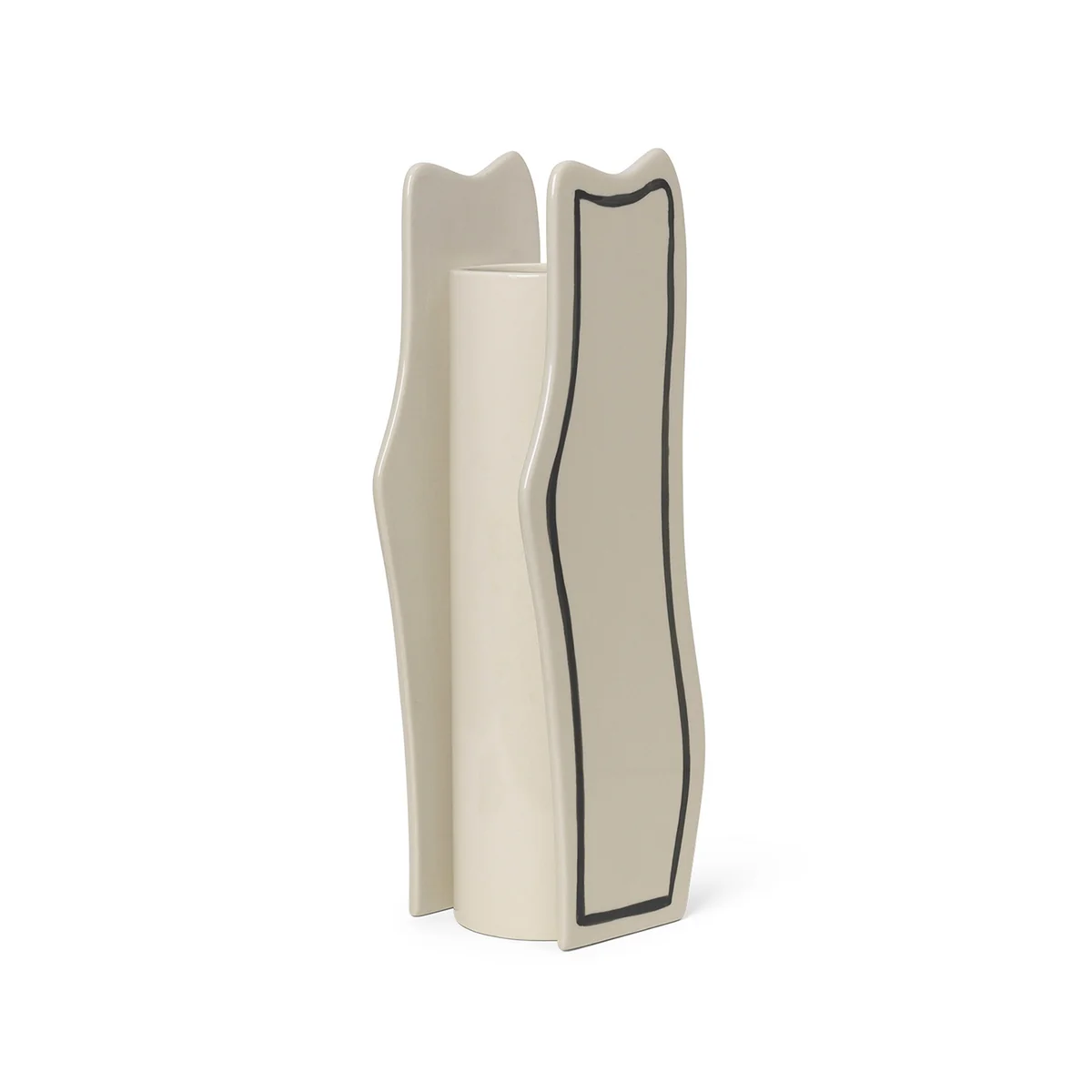 Ferm Living - Paste Vase Slim, off-white