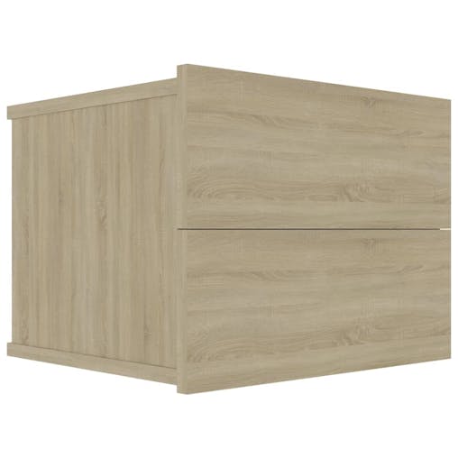 NNEVL Bedside Cabinets 2 pcs Sonoma Oak 40x30x30 cm Chipboard