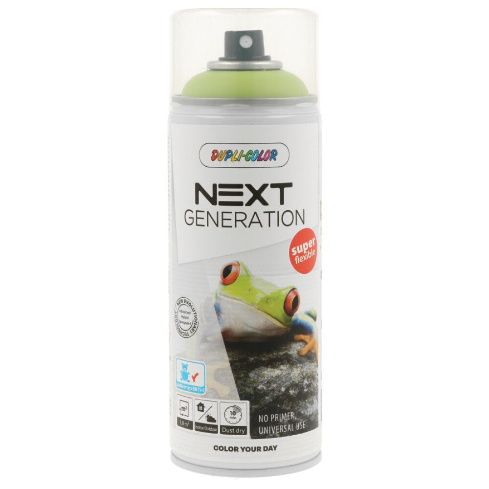 SPRAYMALING DUPLI-COLOR NEXT LONDON GREEN SEMIMATTE LYSGRØNN 400ML
