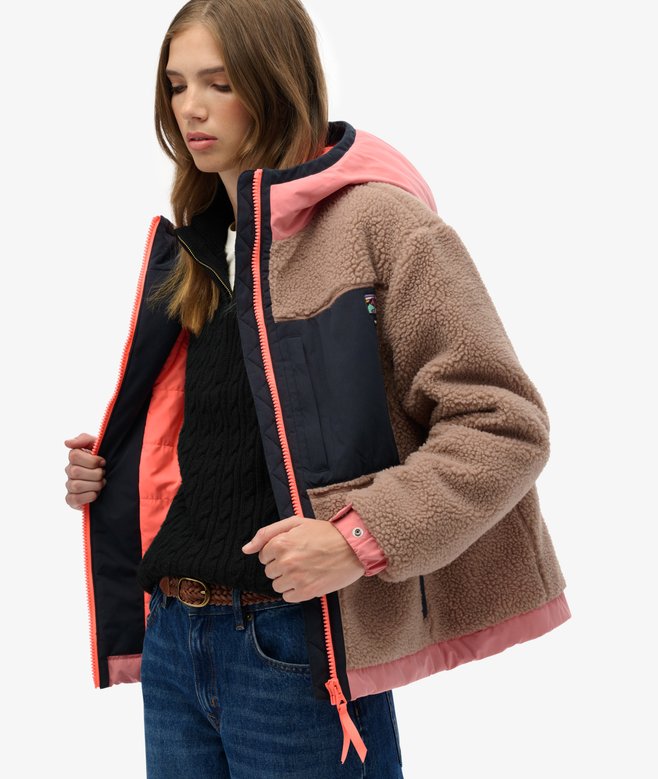 Vintage Sherpa Fleece Jacket