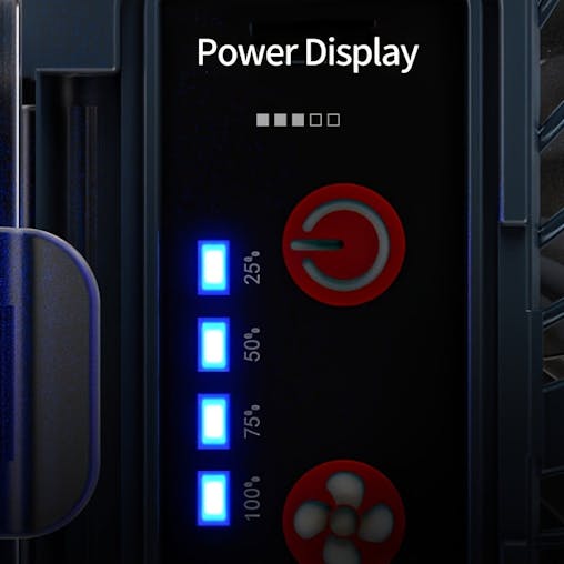 NNETM Camping Fan Light with Hook, Magnet & USB