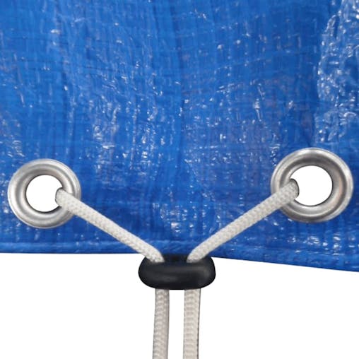 NNEVL Pool Covers 2 pcs PE Round 460 cm 90 g/m&sup2;