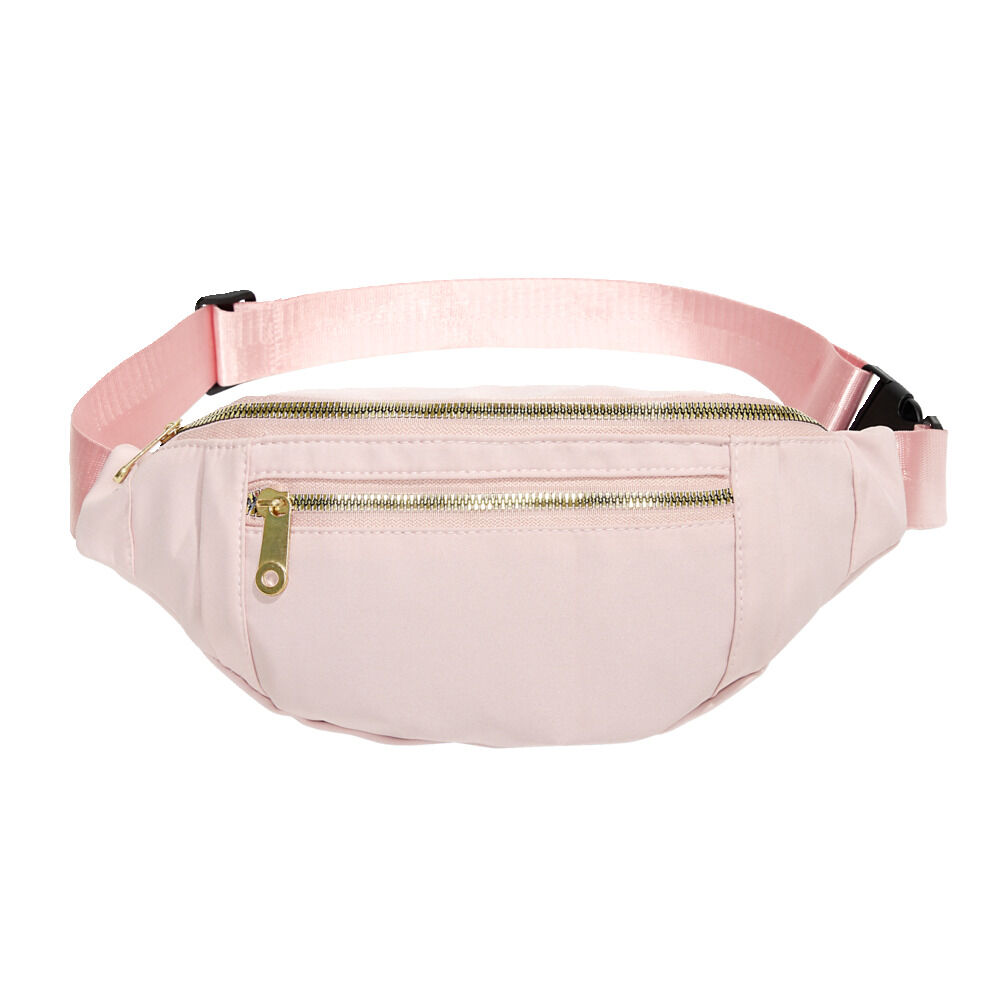Sac banane L30cm - 3 modèles noir/vert/rose