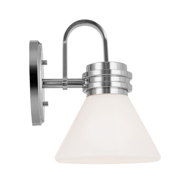 Kinkiet srebrny FARUM 1xG9x3W wym:24x17,8x21,5cm IP44 Kichler
