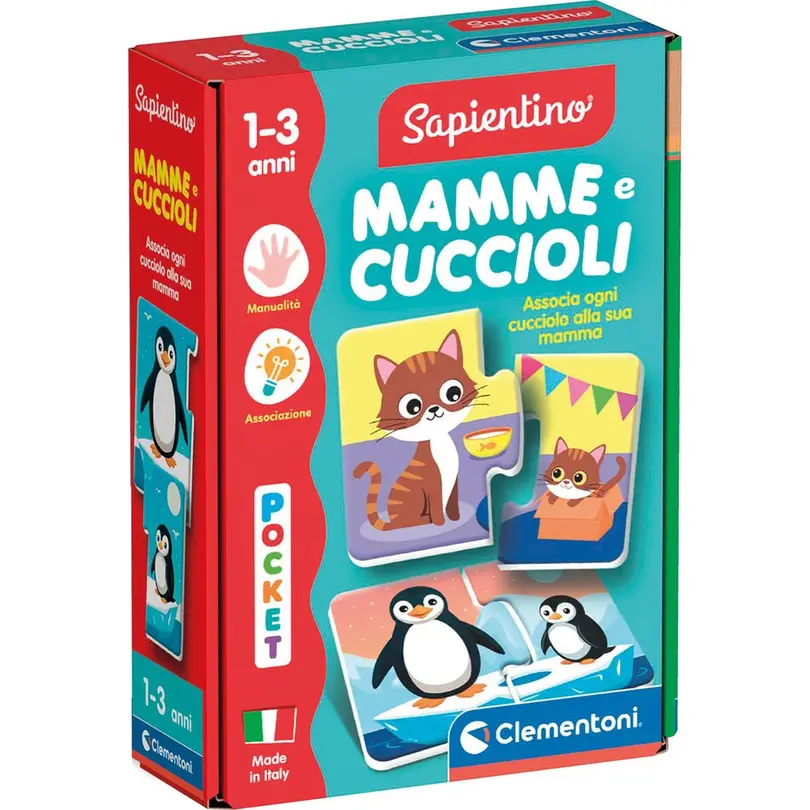 Lernspiel Mamme e cuccioli