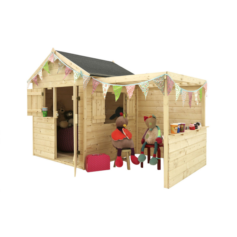 Cabane pour enfant Alpaga 2,45 x 1,28 x 1,63 m SOULET