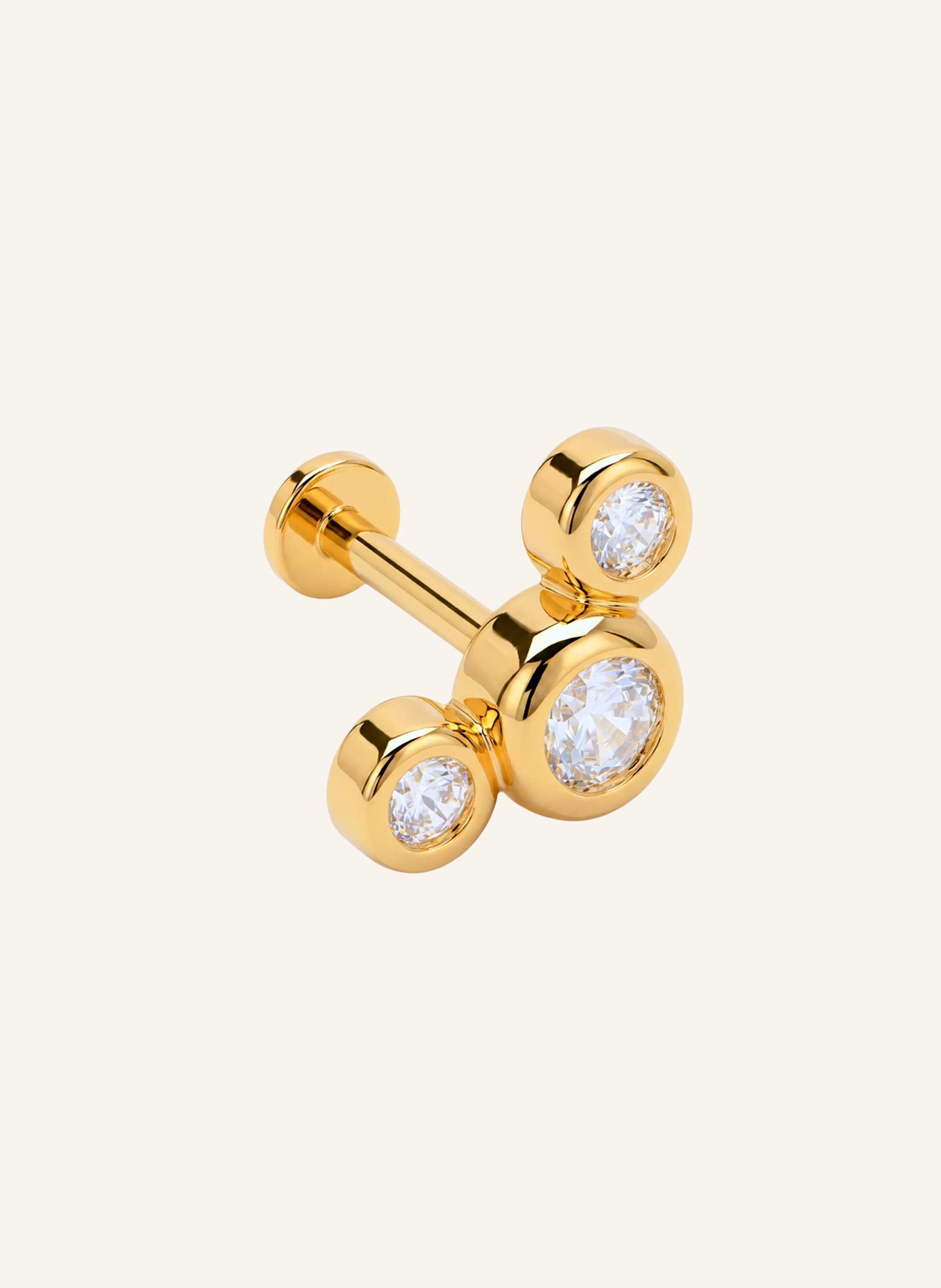 OHH LUILU Ohrstecker CRYSTAL CIRCLES PIERCING by GLAMBOU