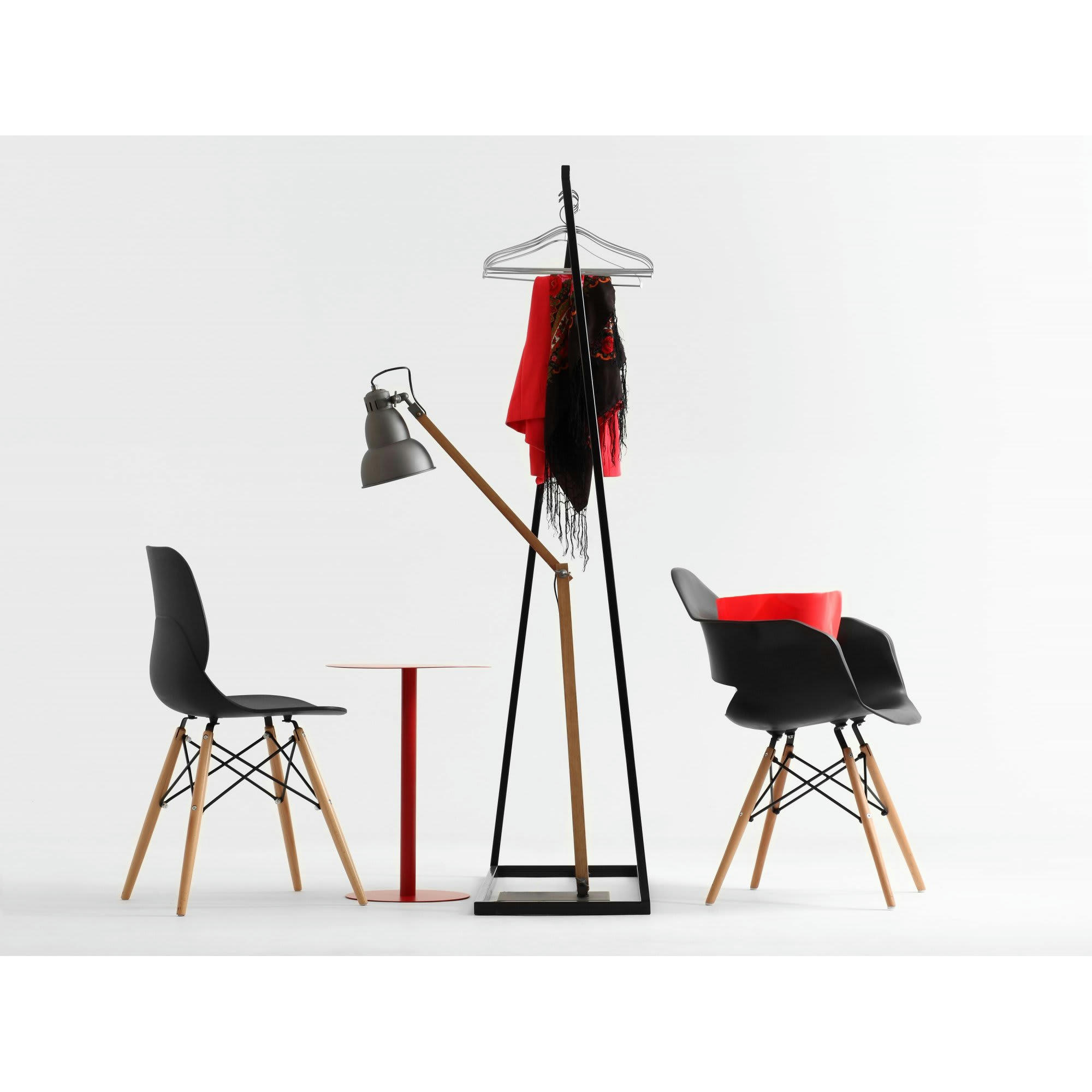 HALL - Porte-manteaux Métal Noir