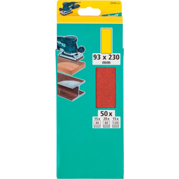 Schleifstein, Körnung: k40/k80/k120, Korund, rot