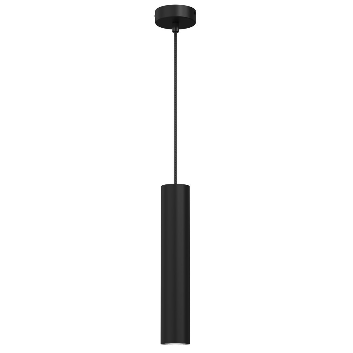 Lampa wisząca czarny matowy Raito 1xGU10x8W wym: 110x8x8 cm Luminex