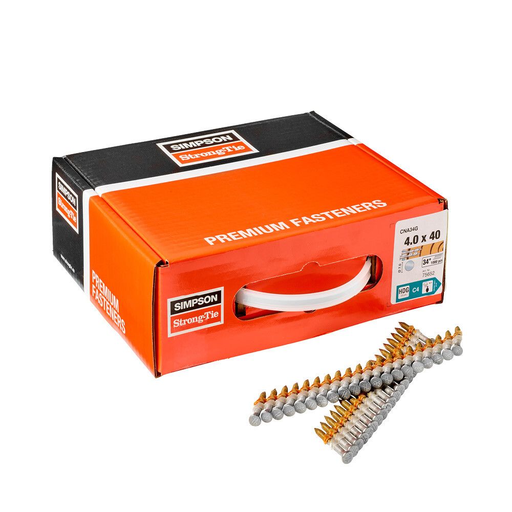 PISTOLSPIKER SIMPSON STRONG-TIE 4,0X40MM 1000STK