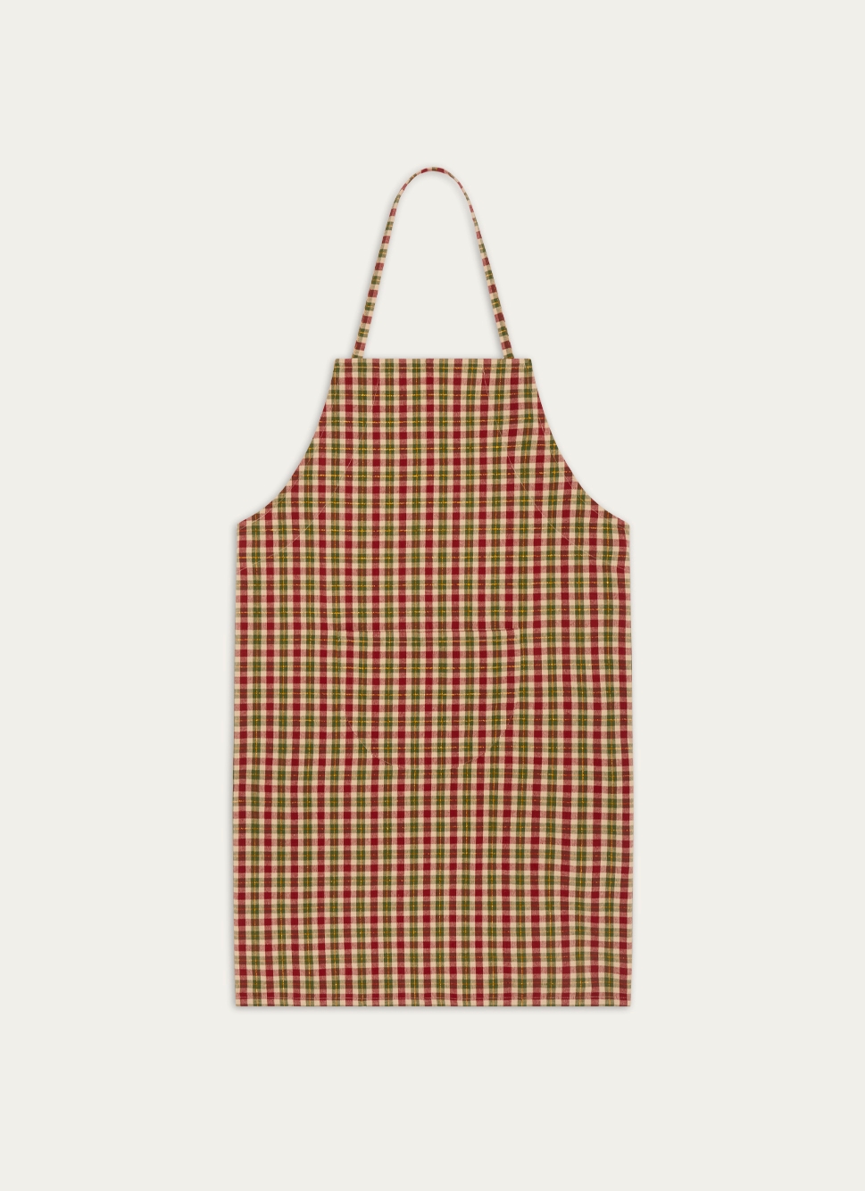 TABLIER DE CUISINE à CARREAUX EN COTON MULTICOLORE