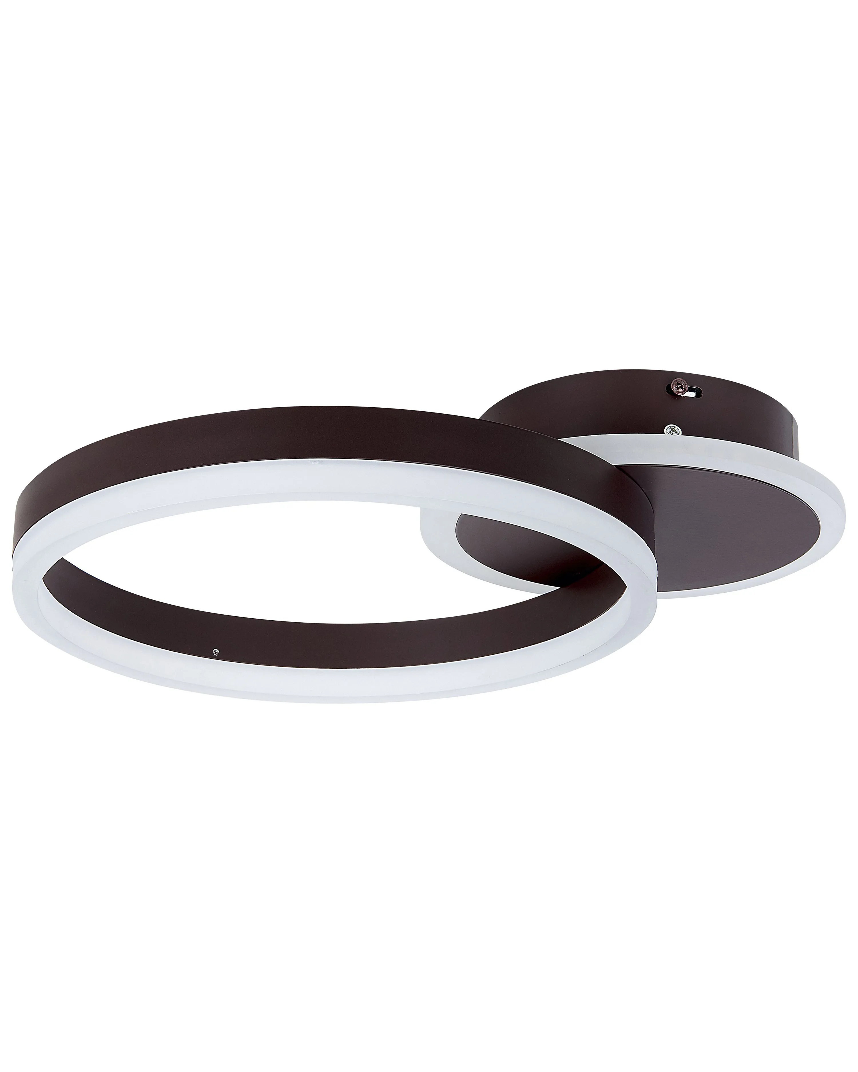 LED Ceiling Lamp GLYDE Metal Dark Brown