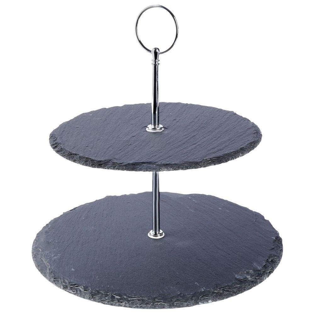 Patera 2-poziomowa kamienna 23 cm