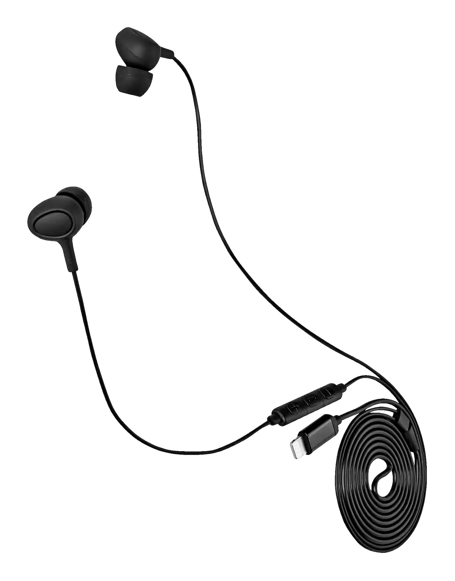 Bluehive Lightning Earbuds, for Select iPhone Devices, Black