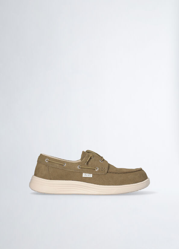 Mocassini casual in suede