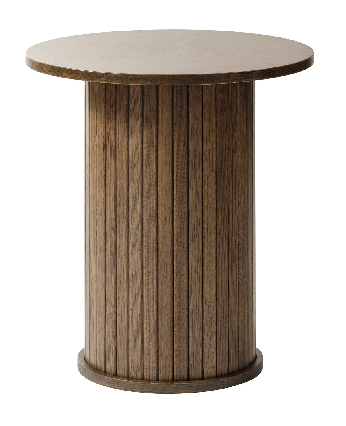 Rebellenclub Bijzettafel Taree - ø50 cm - Smoked Eiken