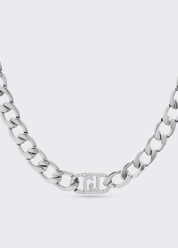 Girocollo monogram con brill