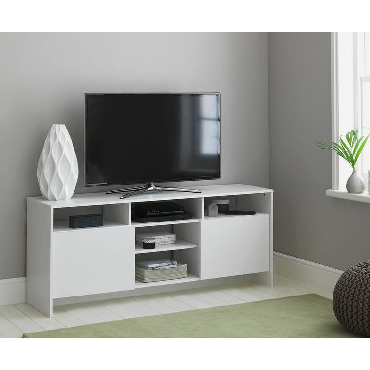 Habitat Turin 2 Door Extra Large TV Unit - Natural