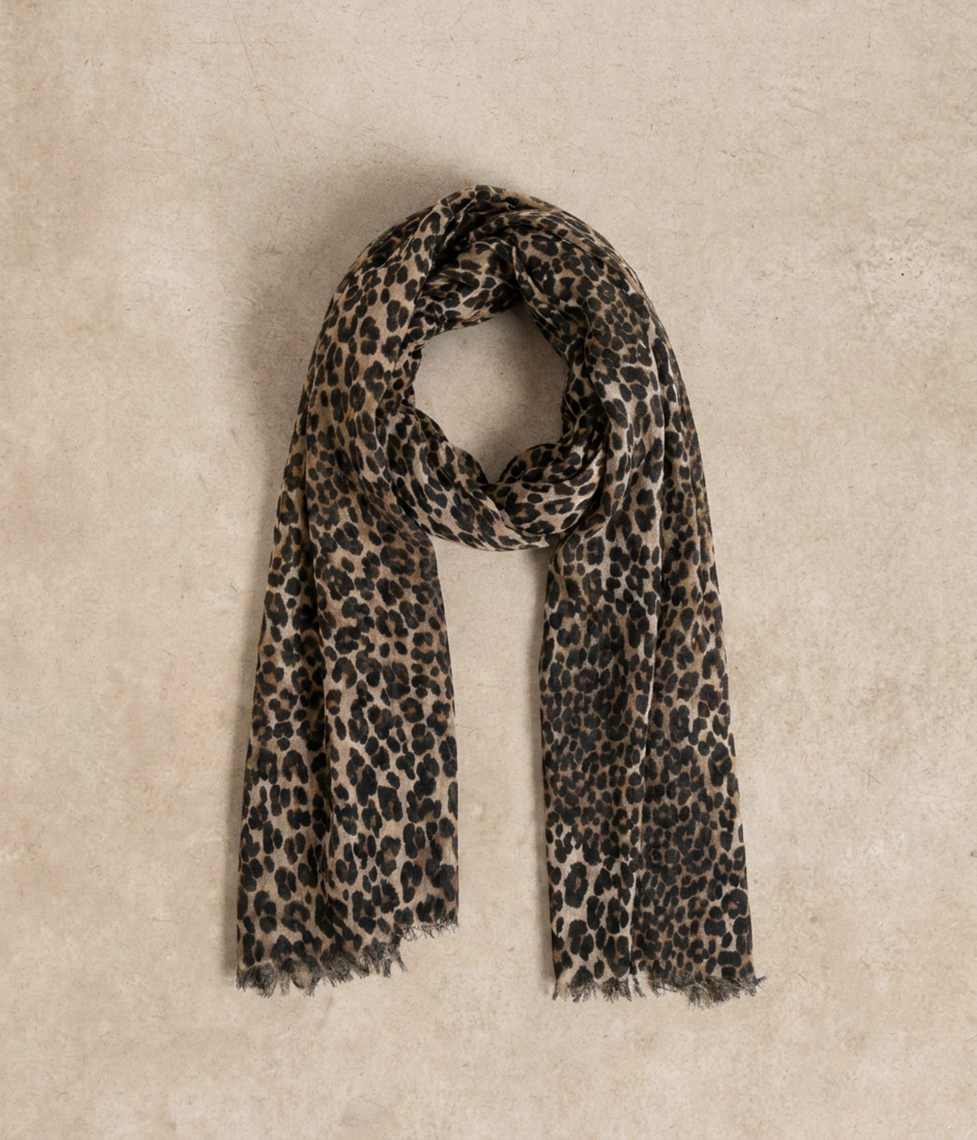 Foulard léopard Fauvel