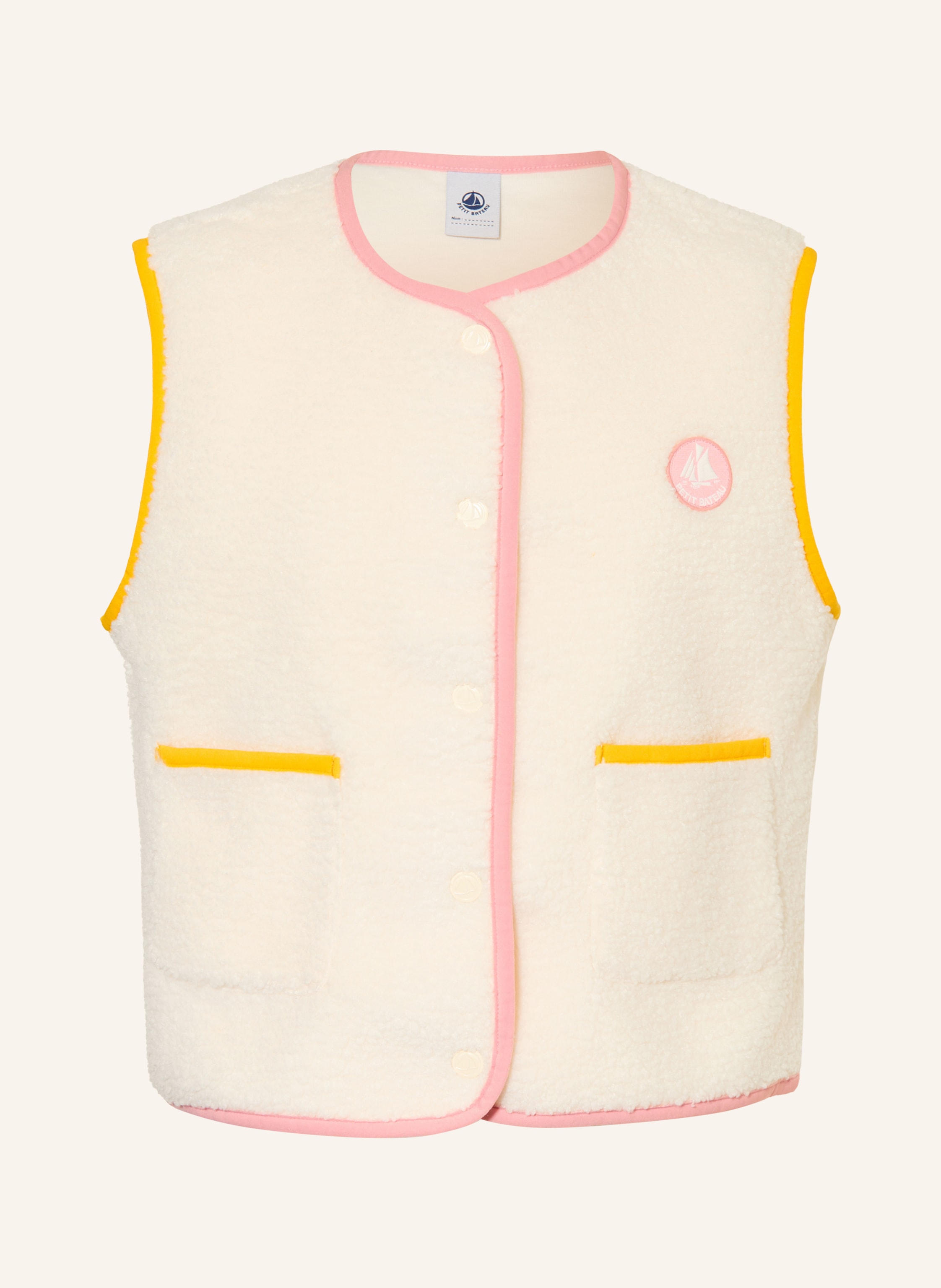 PETIT BATEAU Teddyfell-Weste