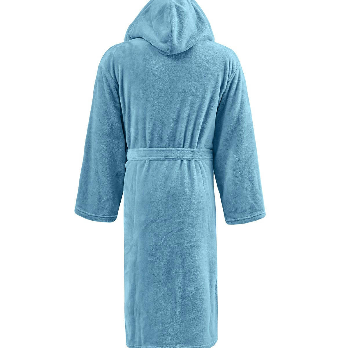 KAPRA - Peignoir polaire mixte à capuche  cobalt L