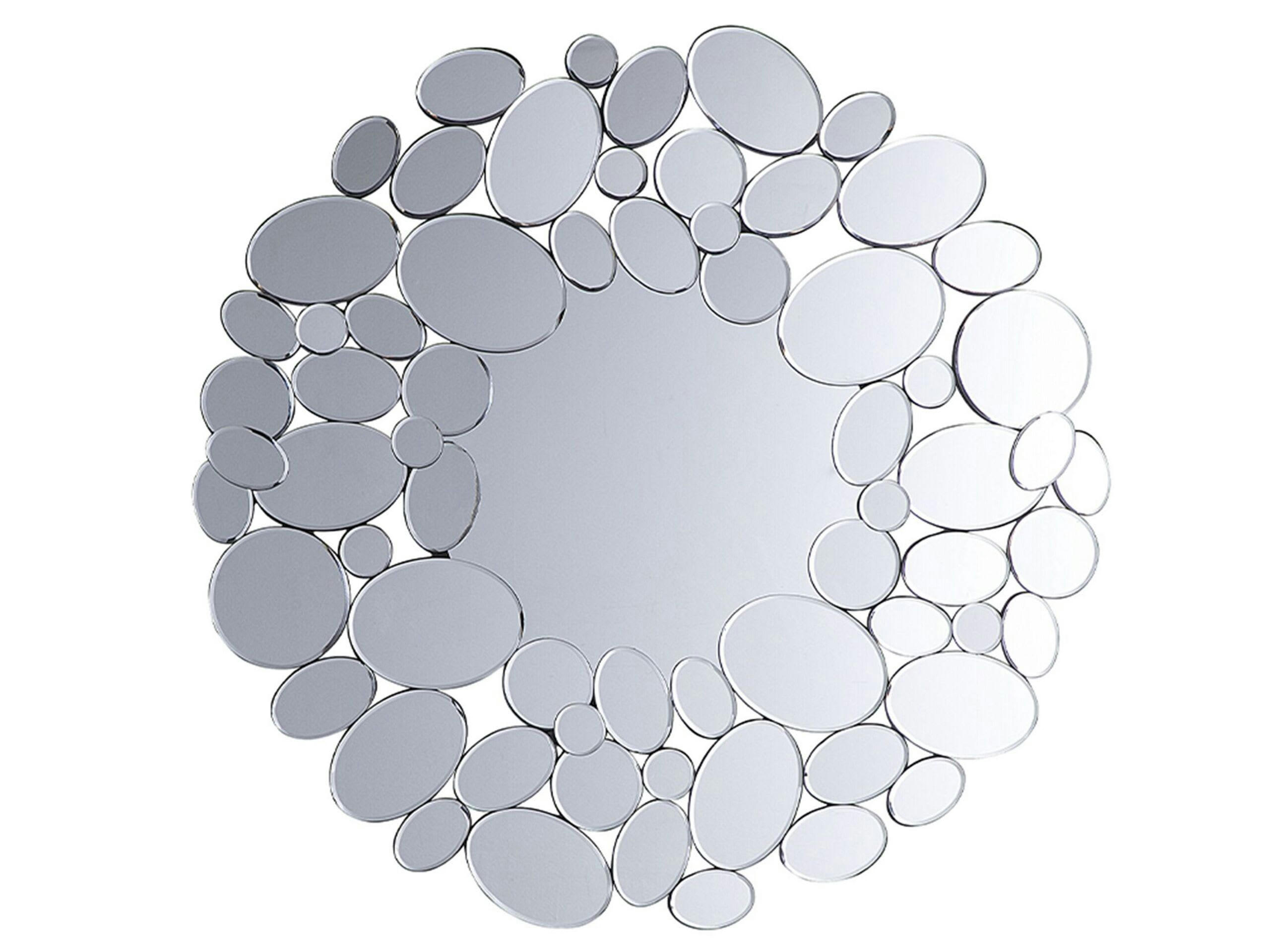 LIMOGES - Miroir en bois d'ingénierie argenté 70x70