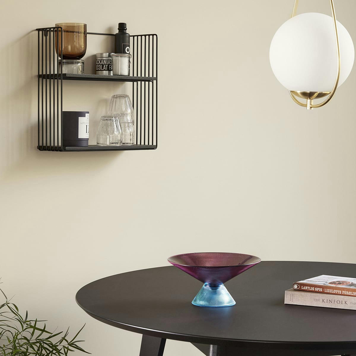 HANETTE - Table à manger ronde 120cm en bois