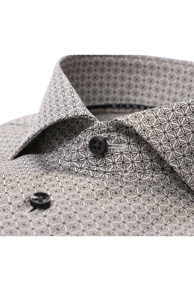 ETERNA Slim Fit Hemd silber, Bedruckt