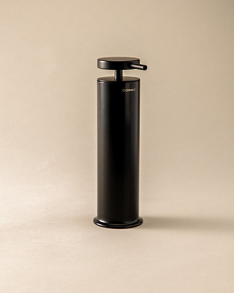 COSMIC Geyser porte-savon liquide distributeur de savon noir mat