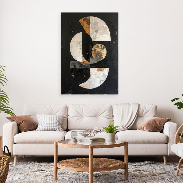 Obraz do salonu sypialni hotelu biura, Abstrakcja geometryczna 20x30