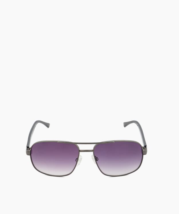 Oakes Gunmetal - Rectangular Frame Sunglasses