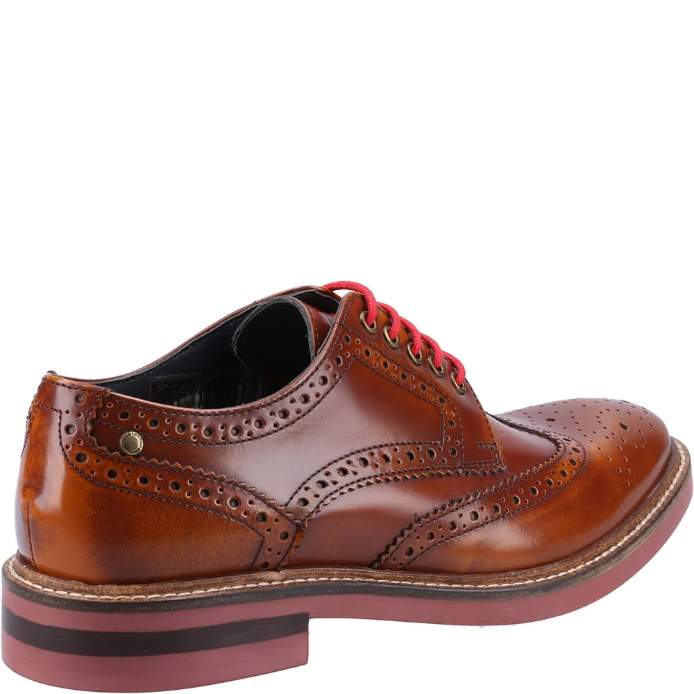 Base London Woburn Hi-Shine Brogue Shoes