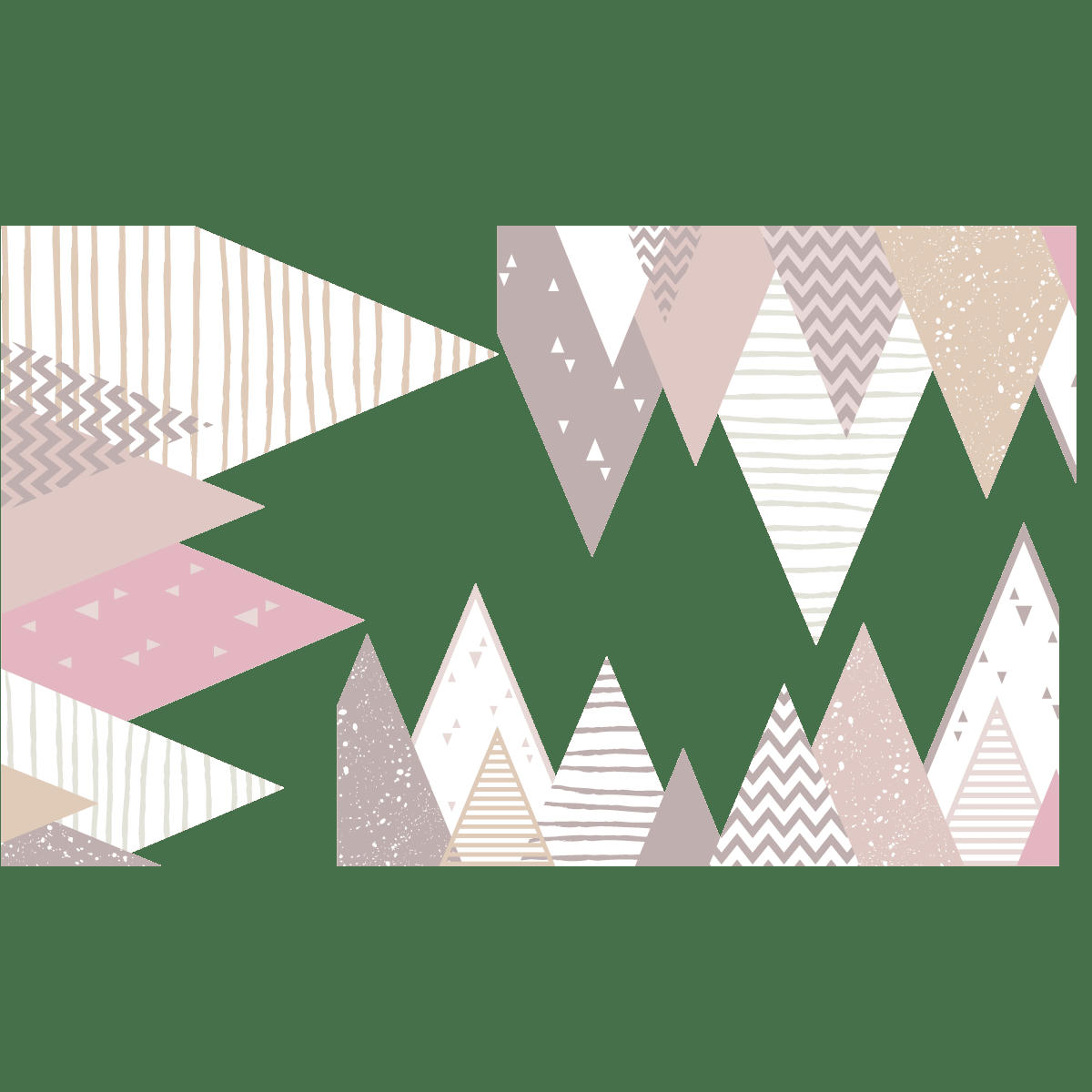 - Stickers enfant montagnes scandinaves melinka 100x170cm