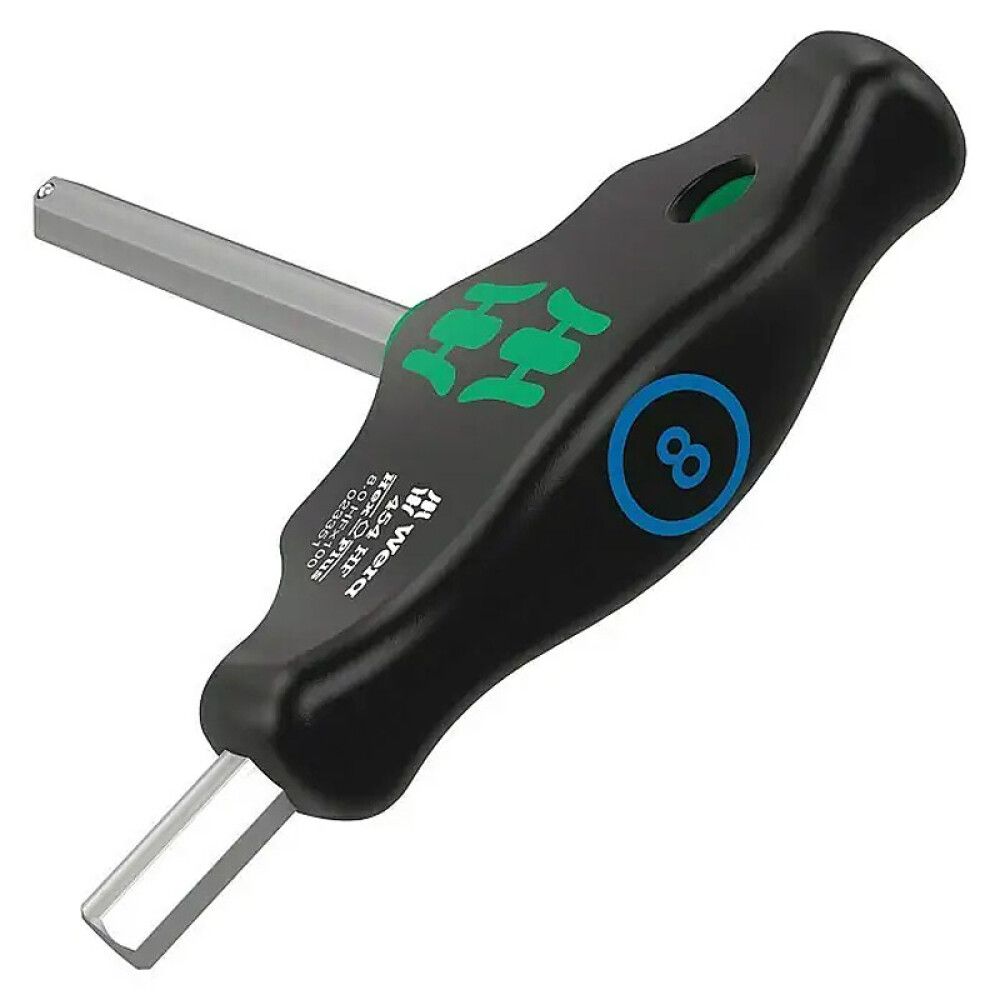 SEKSKANTNØKKEL WERA T-HÅNDTAK HEX-PLUS 454 3MM