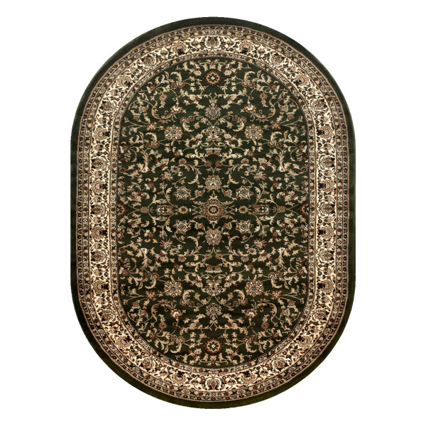 Dywan ROYAL ADR owal wzór 1745 zielony 100x180 cm