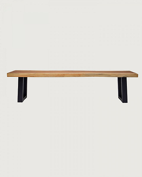 Banc en bois massif de suar - Uniqka