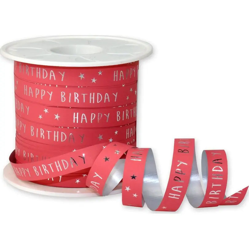 Geschenkband Happy Birthday