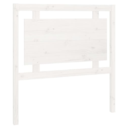 NNEVL Bed Headboard White 95.5x4x100 cm Solid Wood Pine