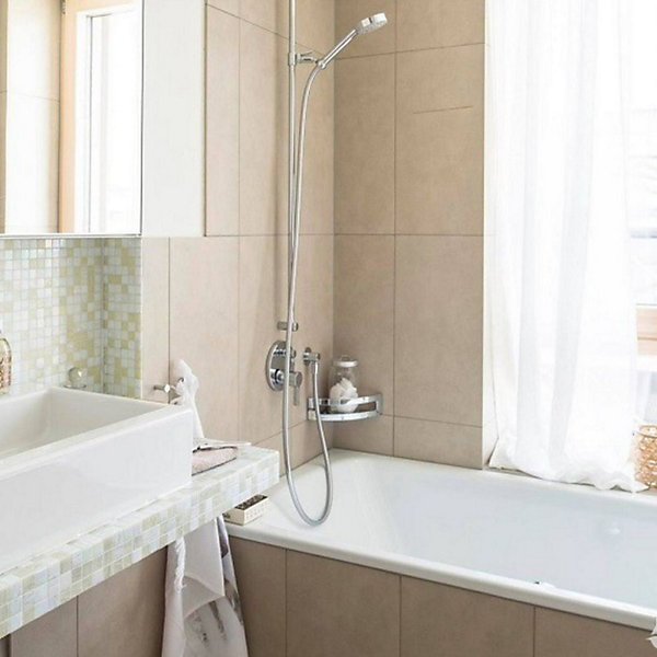 HANSGROHE Façade Metris S pour mitigeur bain douche encastré Chromé avec corps encastré