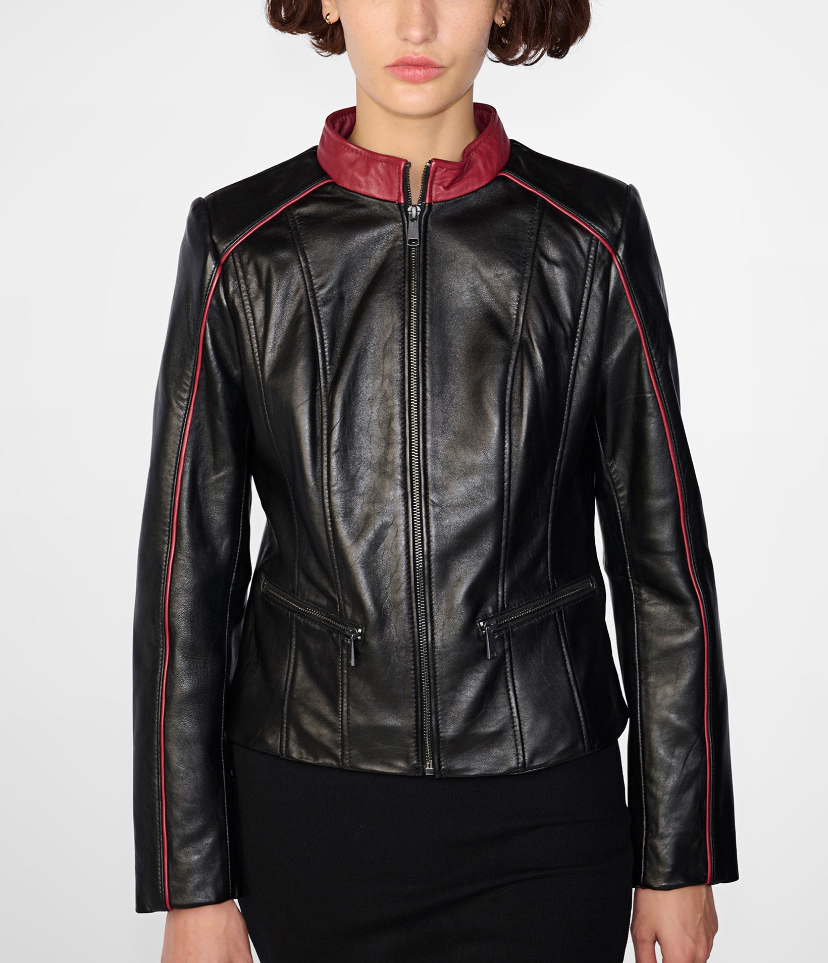 Caitlin Jacket With Racing Stripe