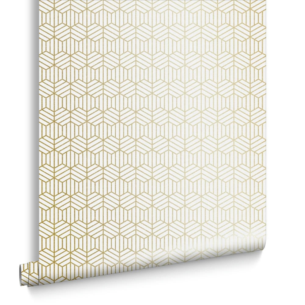 - papier peint echo blanc 1005x52cm