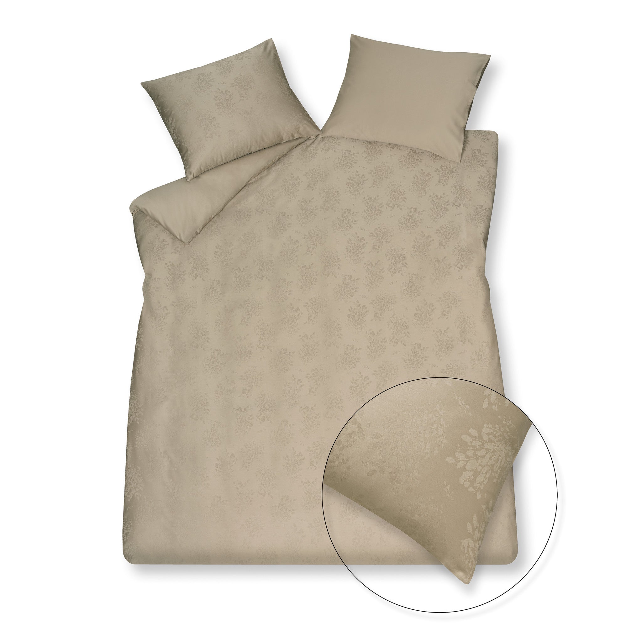 Dekbedovertrek Purity Sienna Linen   140 x 200 220 cm   Beige   Bruin