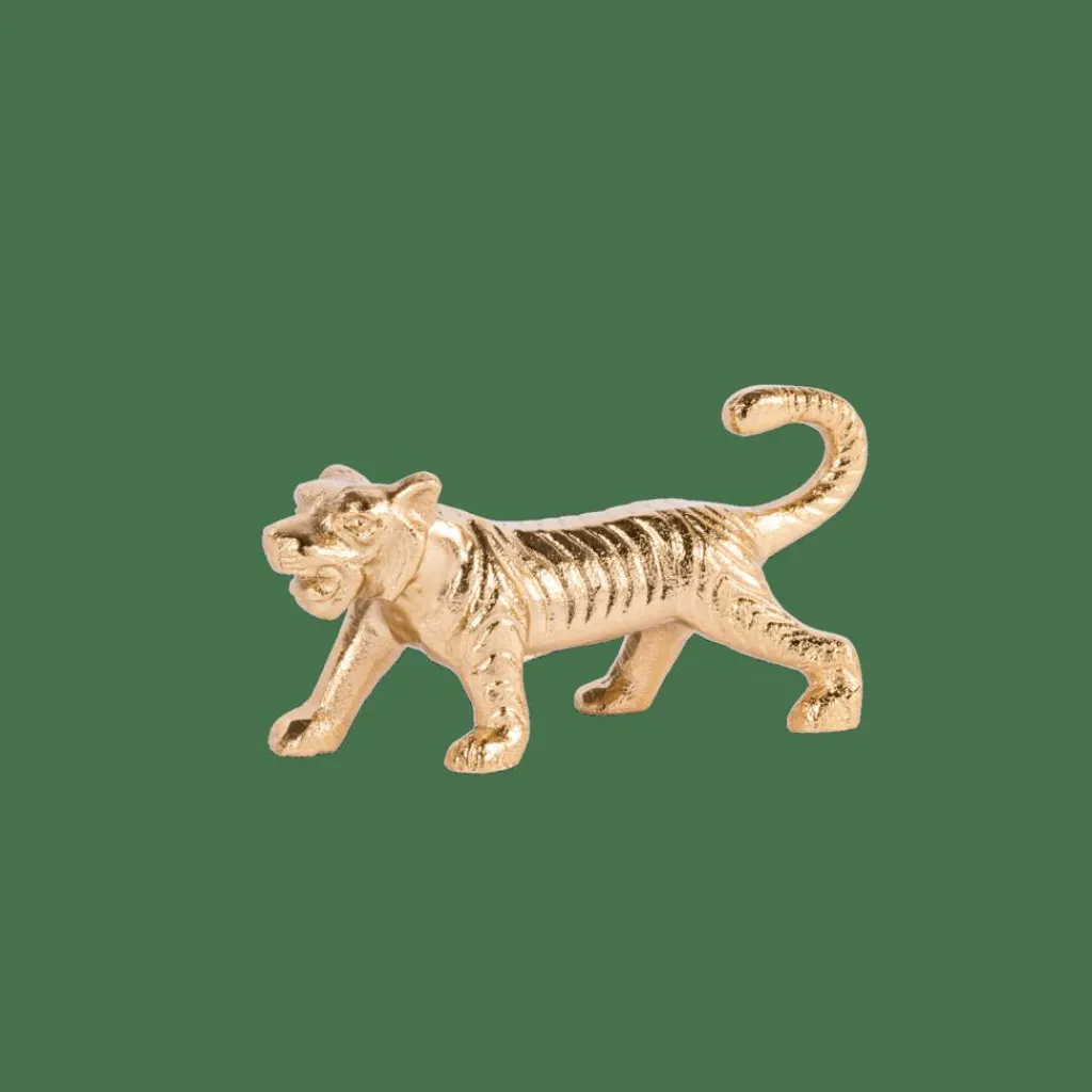 Figures Déco^CASA TIGER Tigre Décoratif Doré