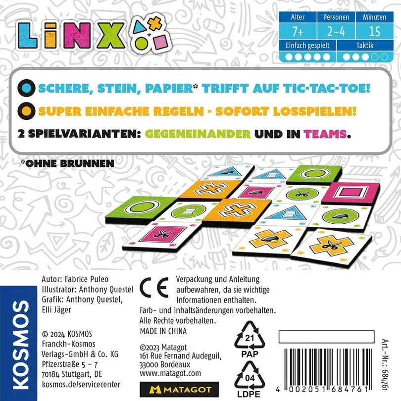 Familienspiel 61-teilig Linx