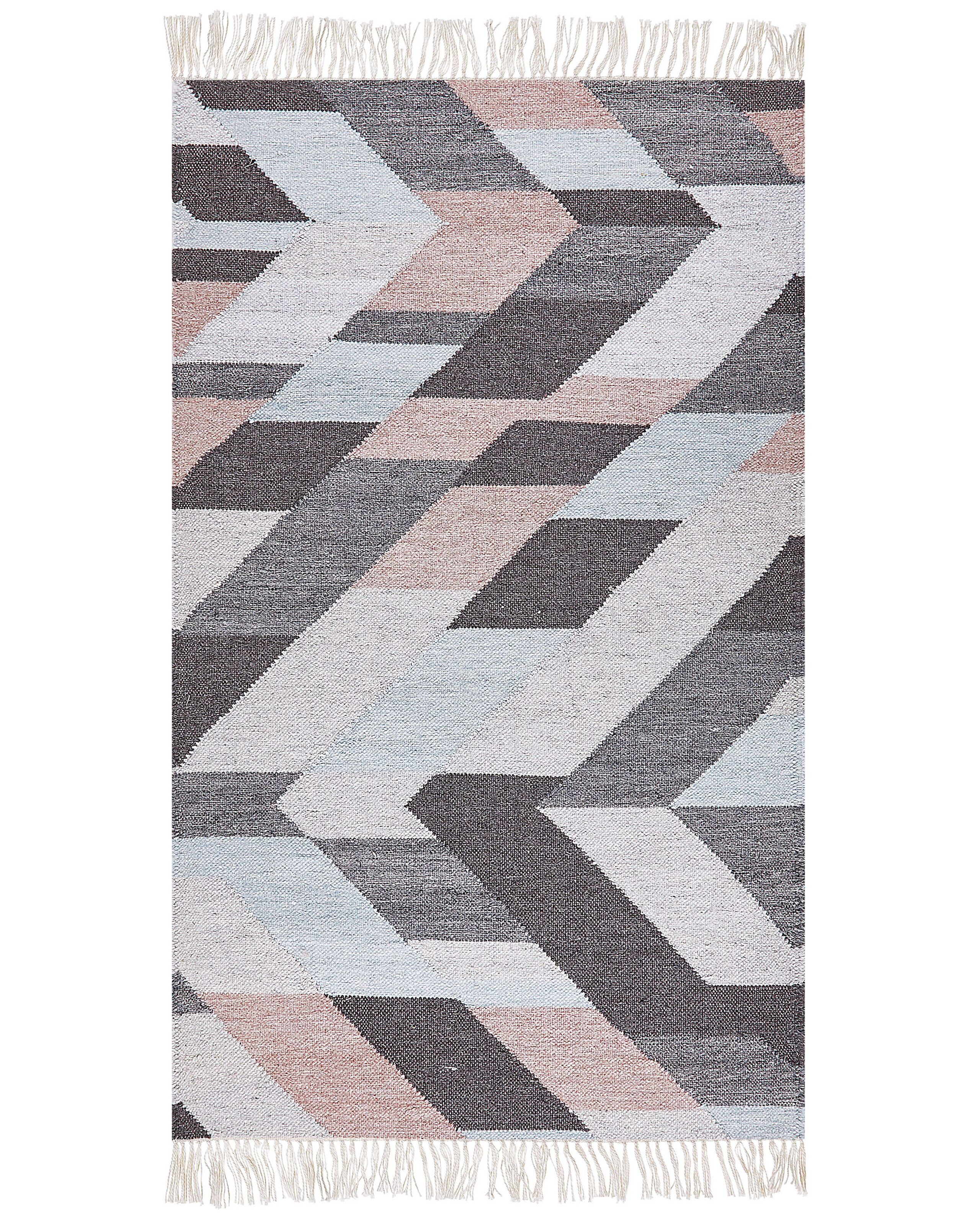 Dywan z juty pleciony 80x150 cm wielokolorowy
