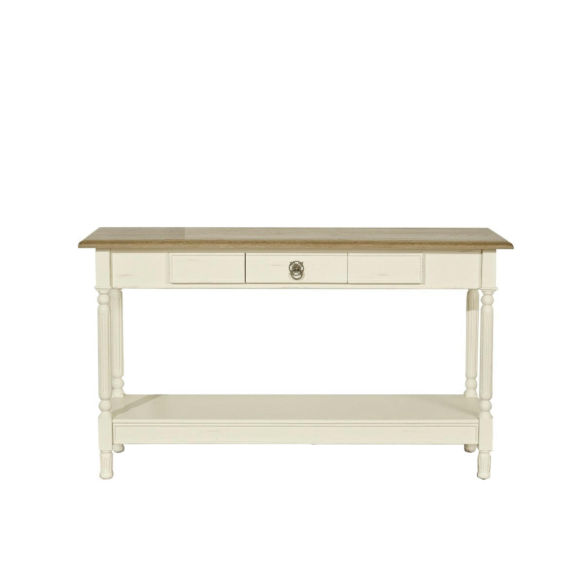 MARKUS - Console drapier plateau chêne blanc