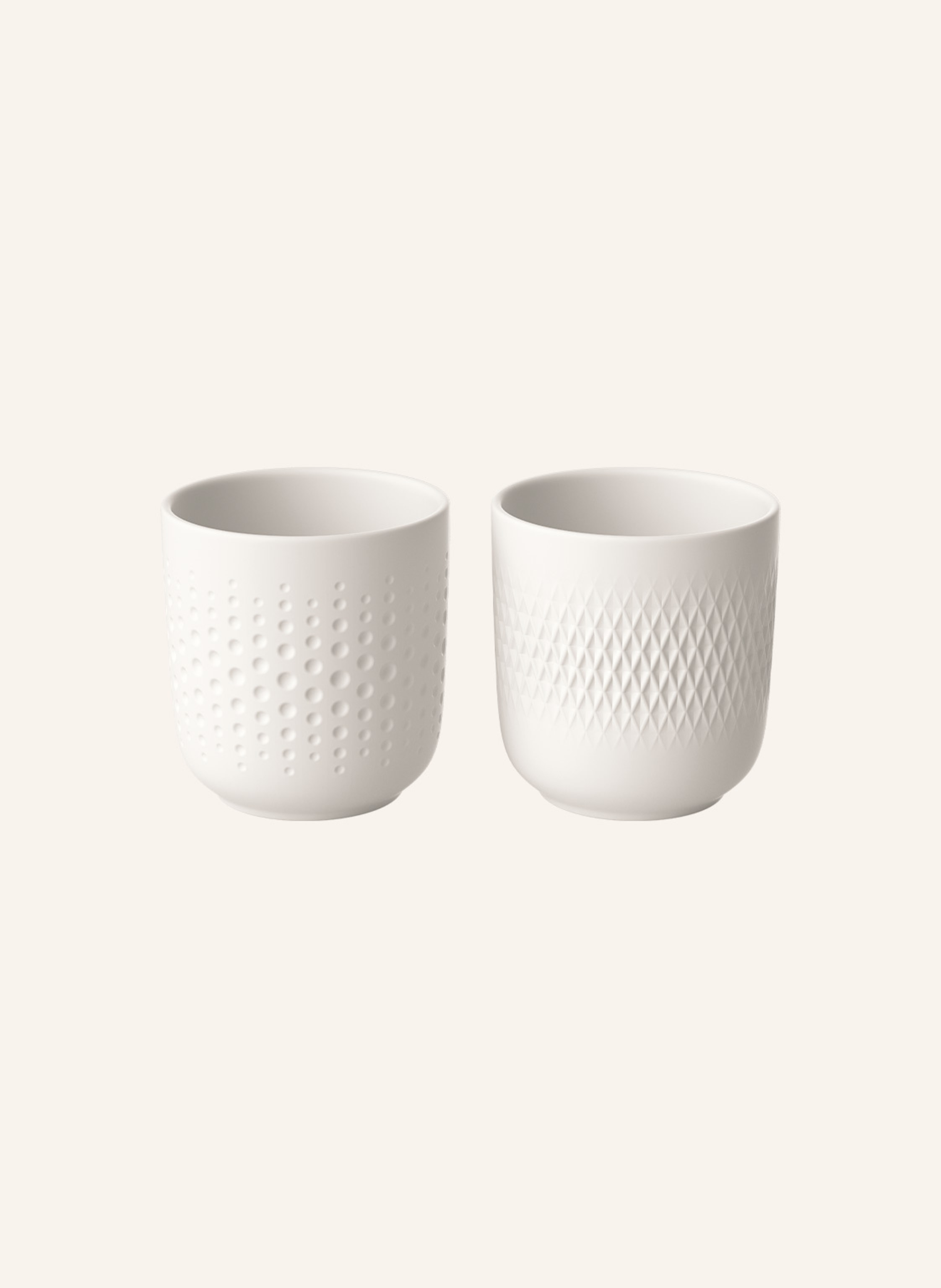 Villeroy & Boch Becher Set 2-teilig MANUFACTURE COLLIER BLANC