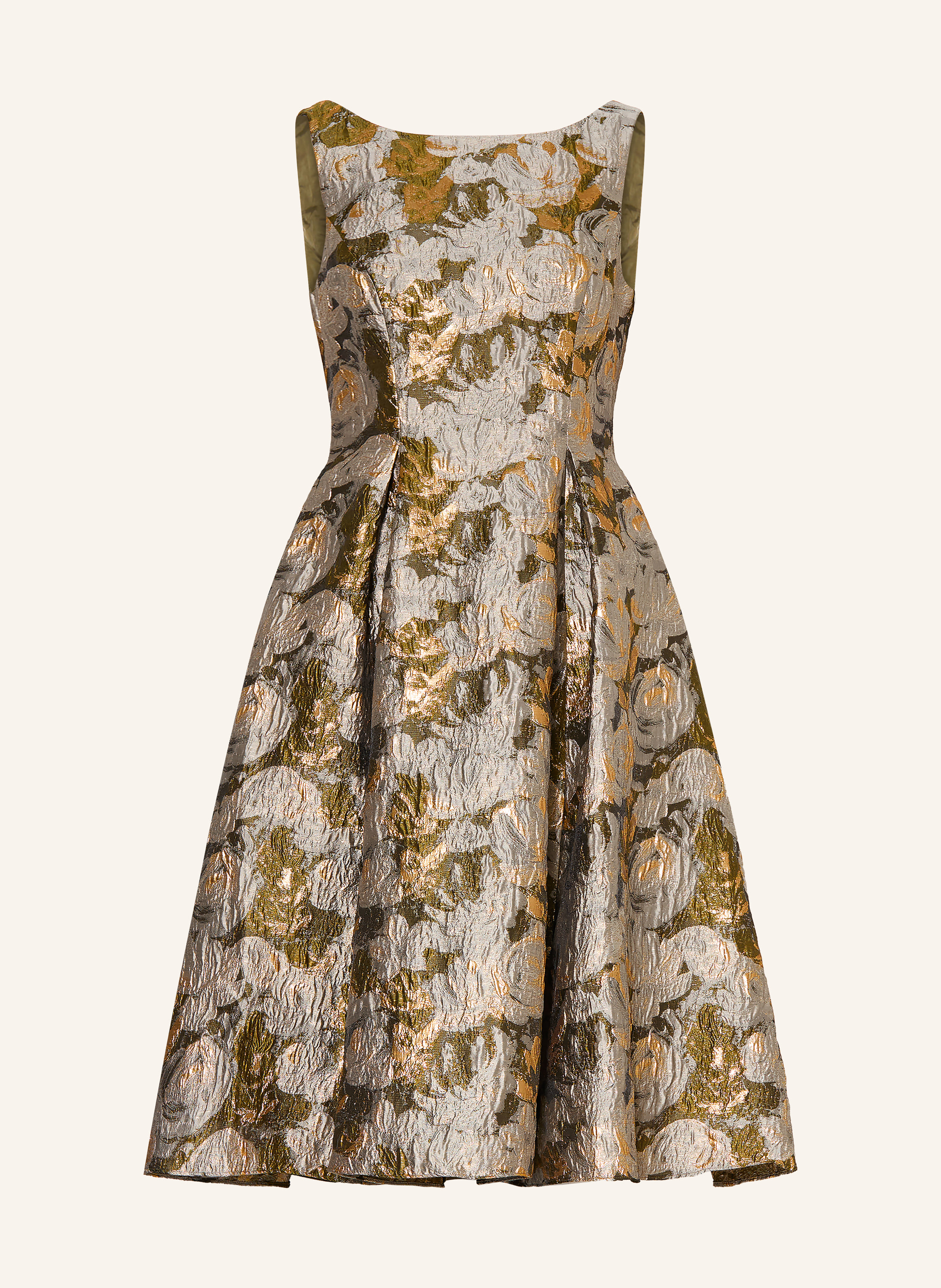 ADRIANNA PAPELL Cocktailkleid aus Jacquard mit Glitzergarn