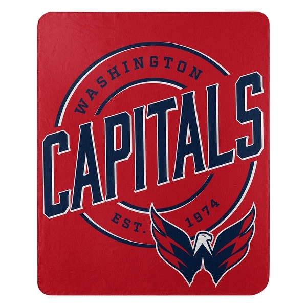 NHL 031 Capitals Campaign Fleece Throw